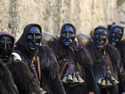 Mysterious carnival masks in the heart of Sardinia