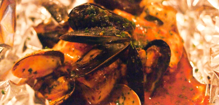 Mussel and clam soup - Sardinian recipe
