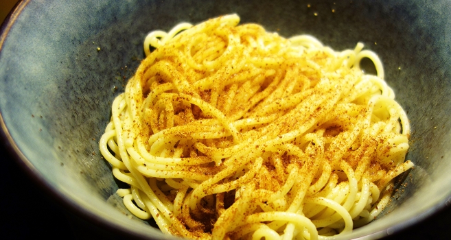 Spaghetti with bottarga - Sardinian recipe